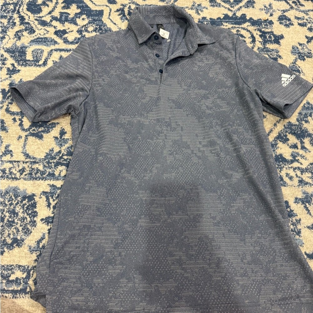 Adidas Men's Blue Polo Shirt